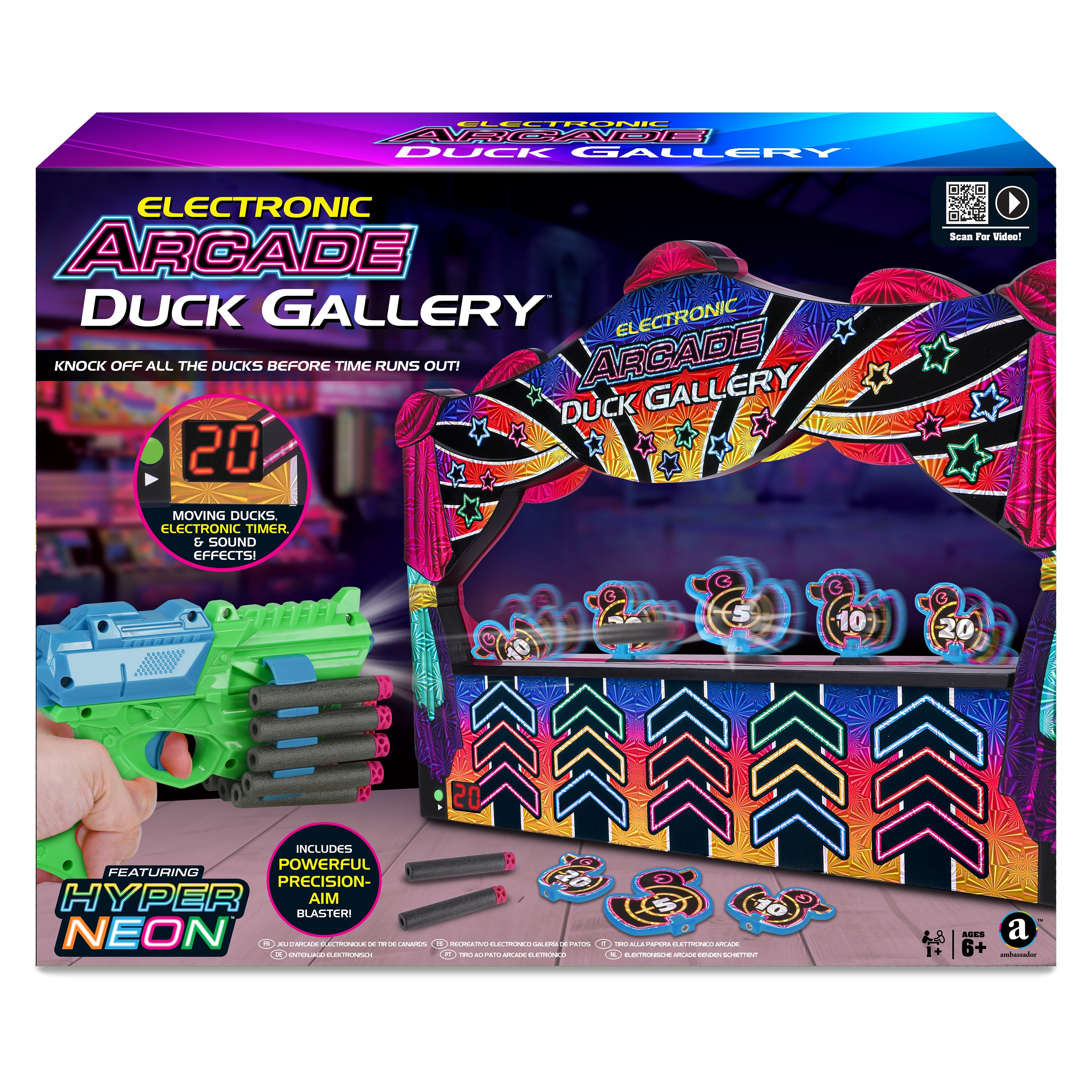 Ambassador Electronic Arcade Duck Shooting Game Ambassador
